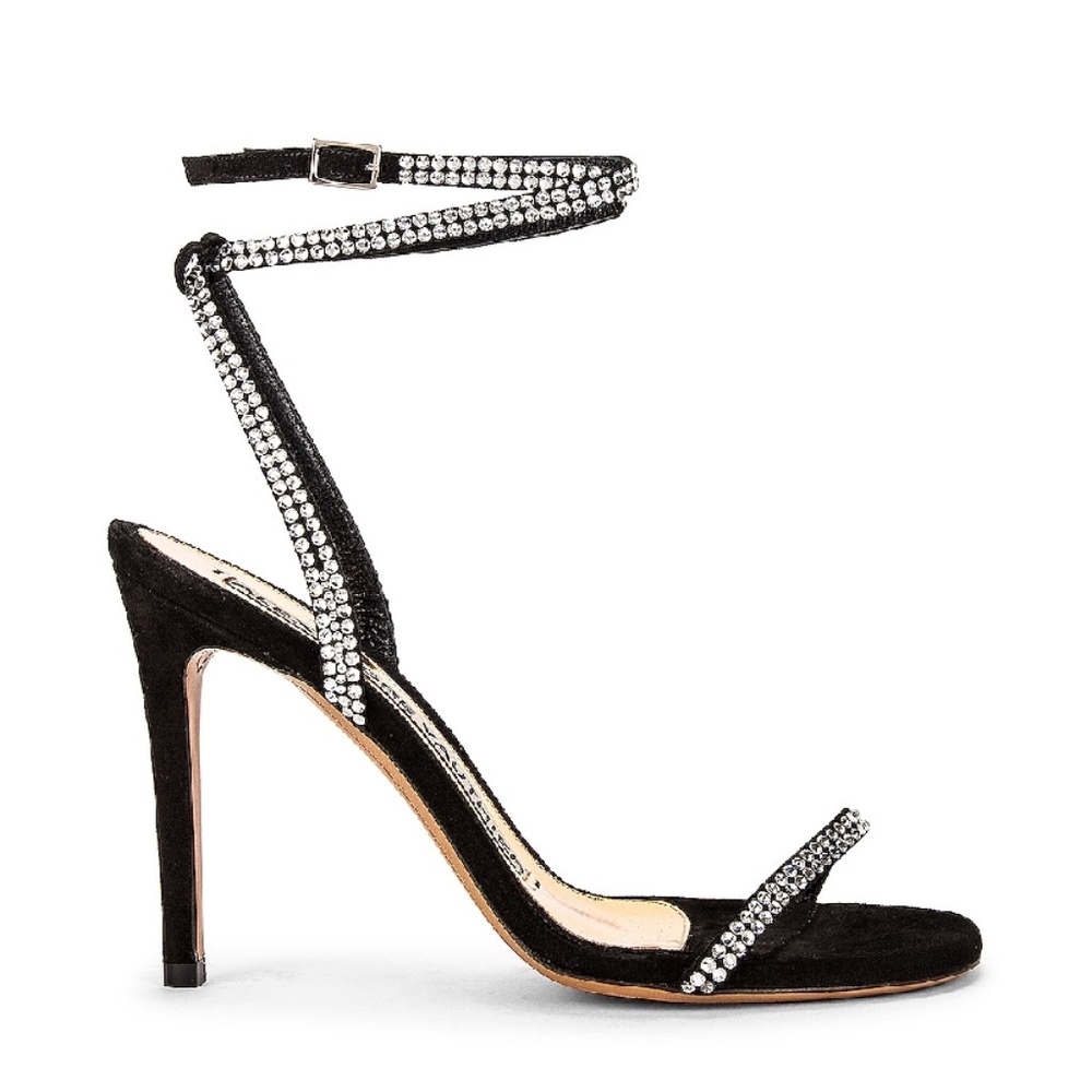 - NEW Alexandre Vauthier Carine Crystal Sandal Black Crystal 0715
